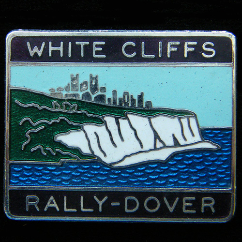 White Cliffs Rally lapel badge
