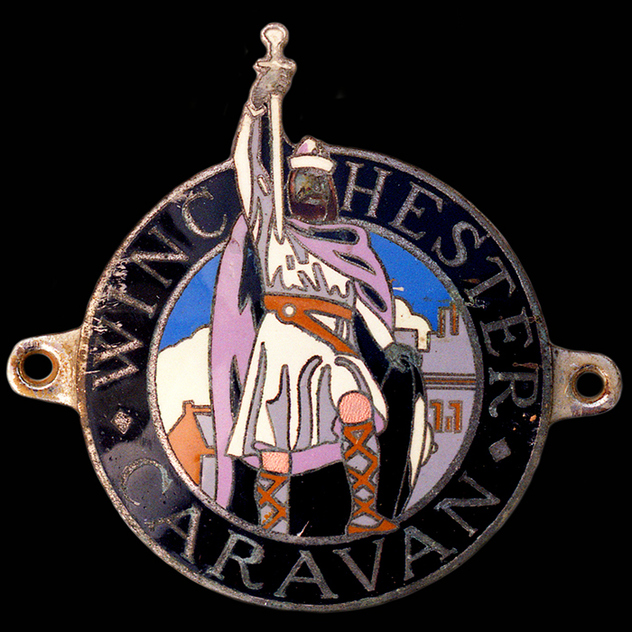 Winchester Caravan Car Badge