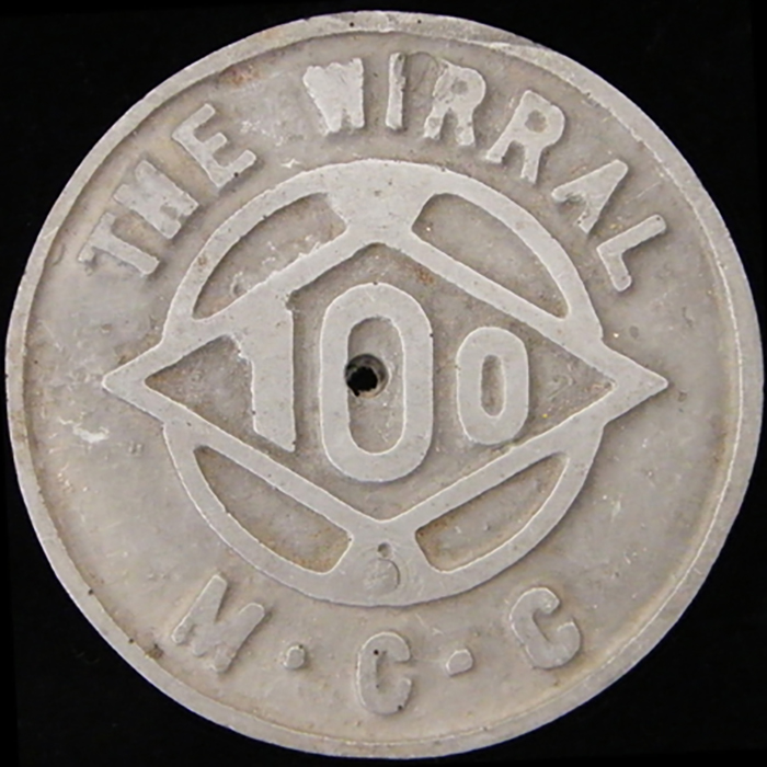 Wirral 100 Motor Cycle Club car badge