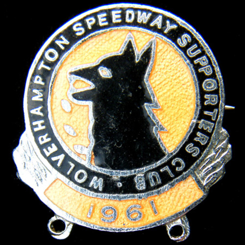 Wolverhampton Speedway pin badge 