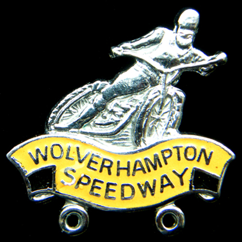 Wolverhampton Speedway pin badge 