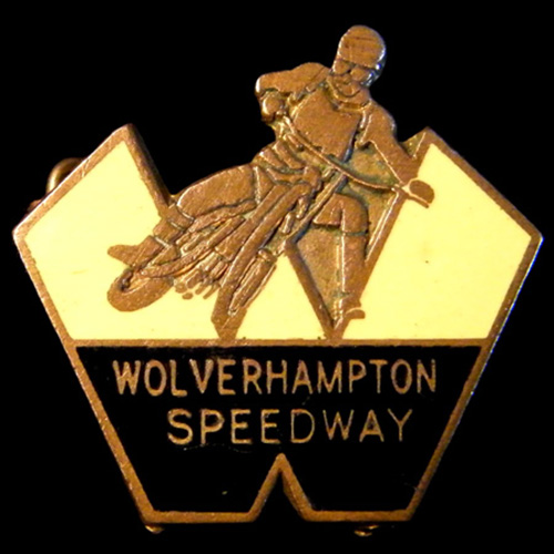 Wolverhampton Speedway pin badge 