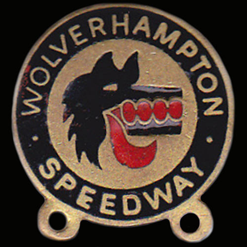 Wolverhampton Speedway pin badge 