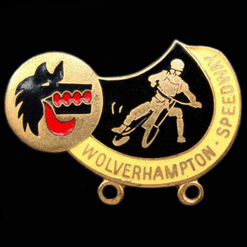 Wolverhampton Speedway pin badge 