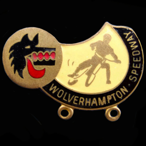 Wolverhampton Speedway pin badge 