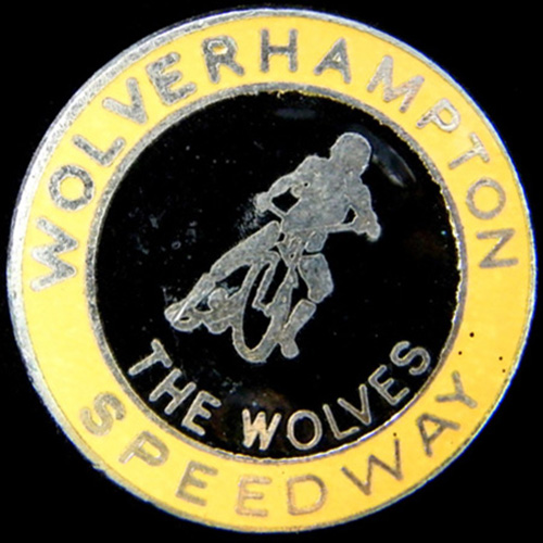 Wolverhampton Speedway pin badge 
