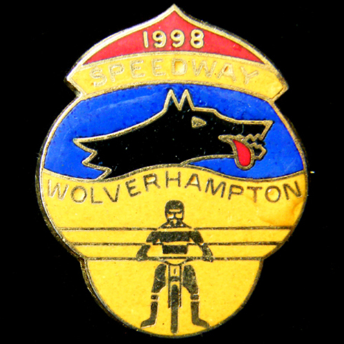 Wolverhampton Speedway pin badge 