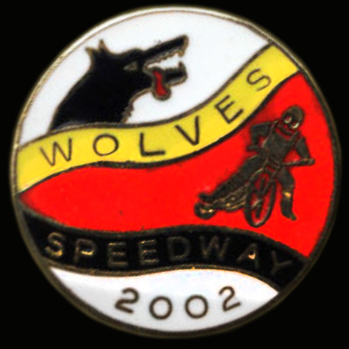 Wolverhampton Speedway pin badge 