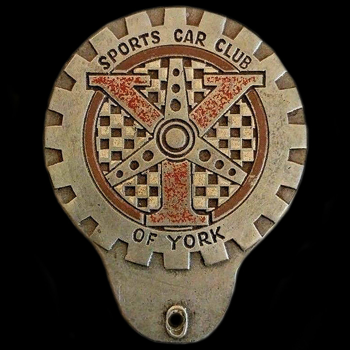 Sports Car Club of York car badge 