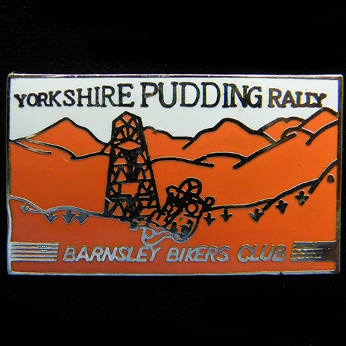 Yorkshire Pudding Rally pin badge