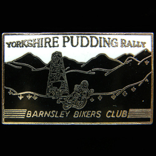 Yorkshire Pudding Rally pin badge