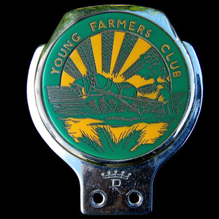 Young Farmers Club car badge