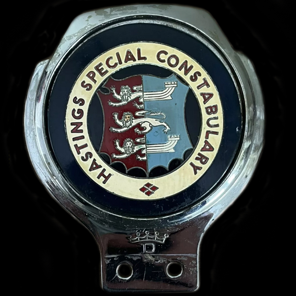 Hastings Special Constabulary car badge