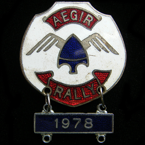Aegir Rally pin badge