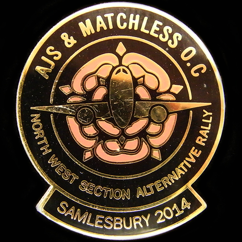 AJS Matchless Owners Club pin badge