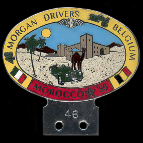 Morgan Drivers Club Belgium car badge