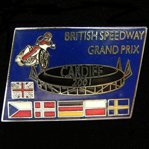 British Speedway Grand Prix Pin Badge