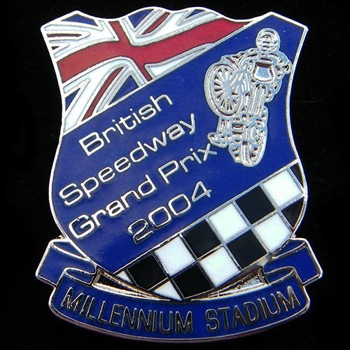 British Speedway Grand Prix Pin Badge