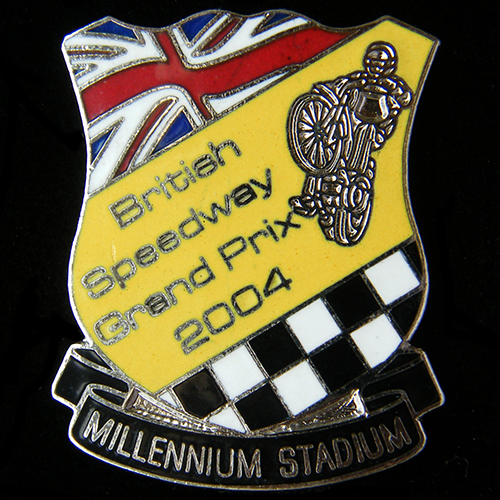 British Speedway Grand Prix Pin Badge