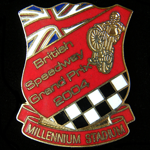 British Speedway Grand Prix Pin Badge