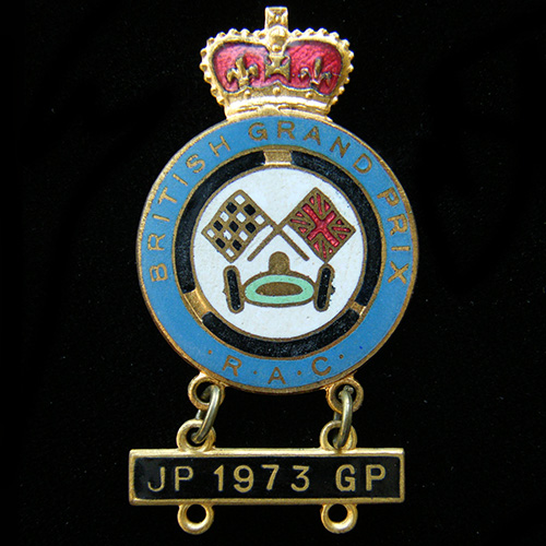 British Grand Prix (Car) lapel badge