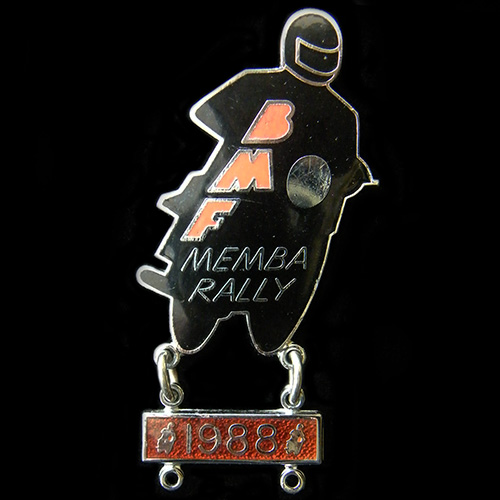 British Motorcyclists Federation pin badge