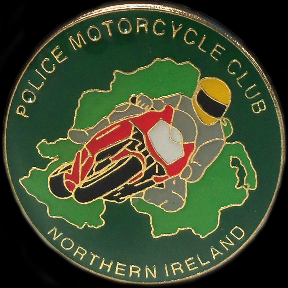 Northern Ireland Police Motorcycle Club pin badge