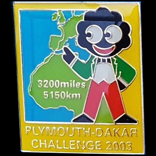 Plymouth-Dakar Rally pin badge