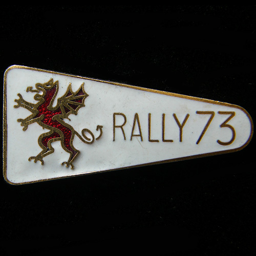 Dragon Rally pin badge