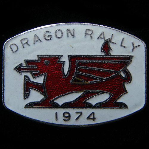 Dragon Rally pin badge