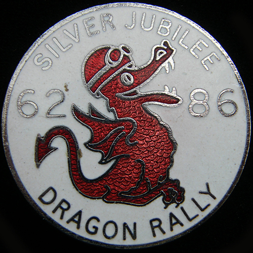 Dragon Rally pin badge