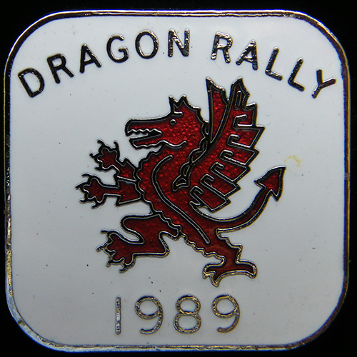 Dragon Rally pin badge
