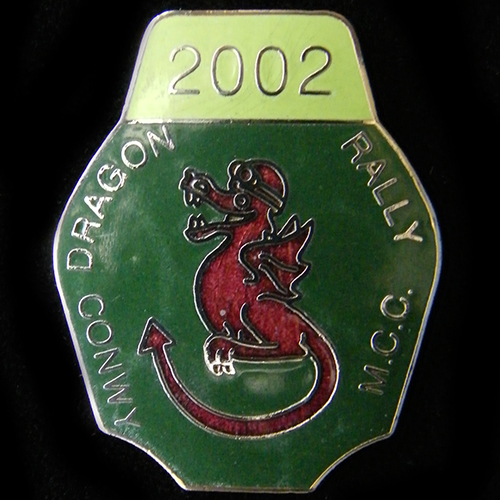 Dragon Rally pin badge