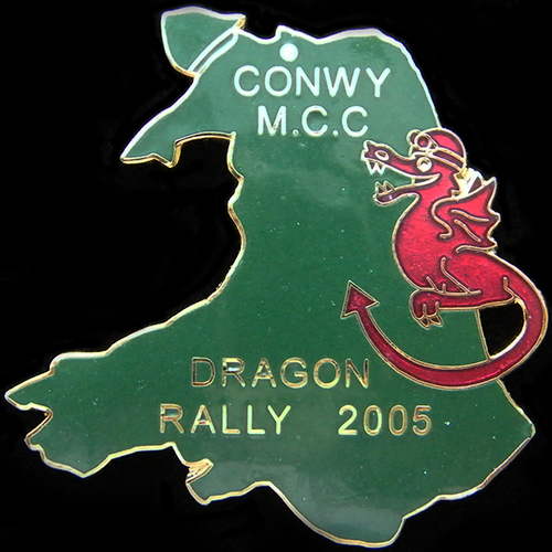 2005 Dragon Rally pin badge