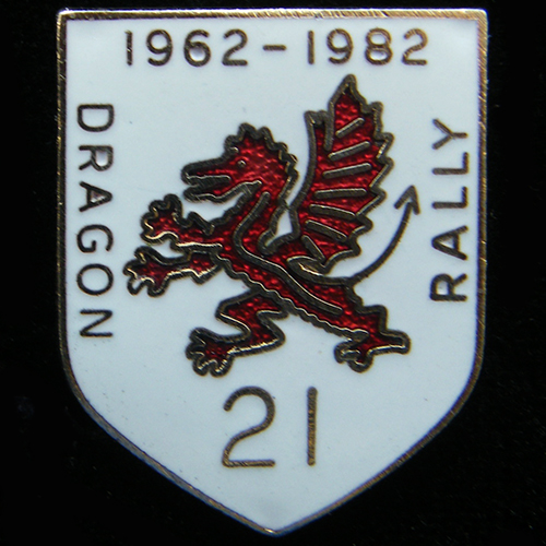 Dragon Rally pin badge