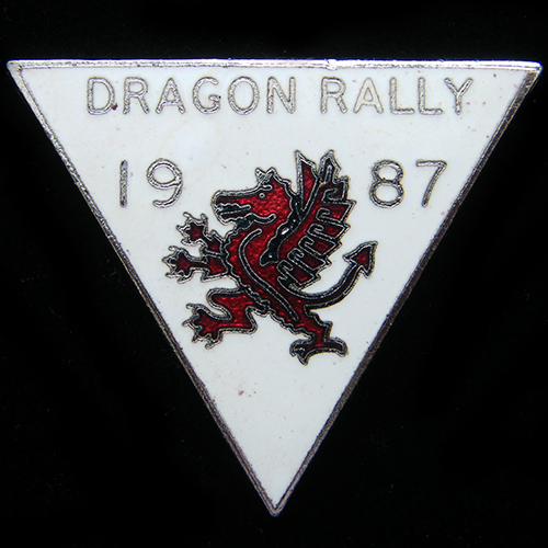 Dragon Rally pin badge