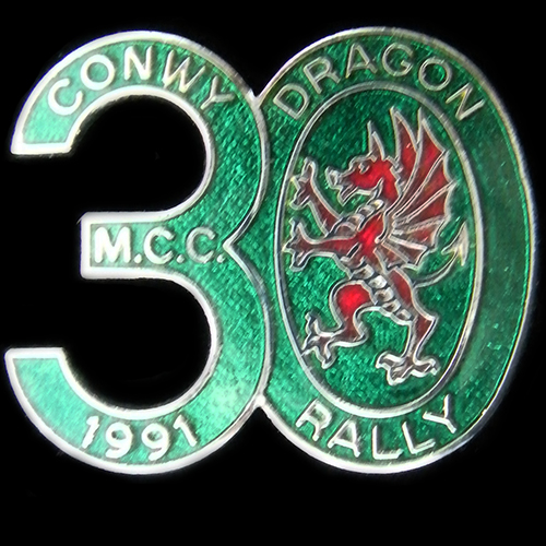 Dragon Rally pin badge