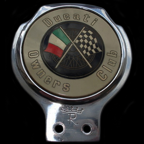 Ducati Owners Club car badge