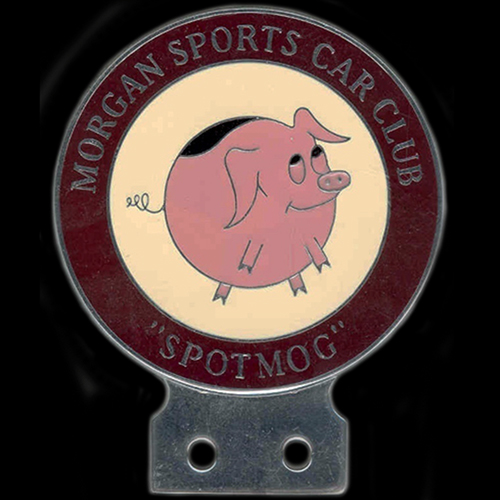 SpotMog Morgan Car badge