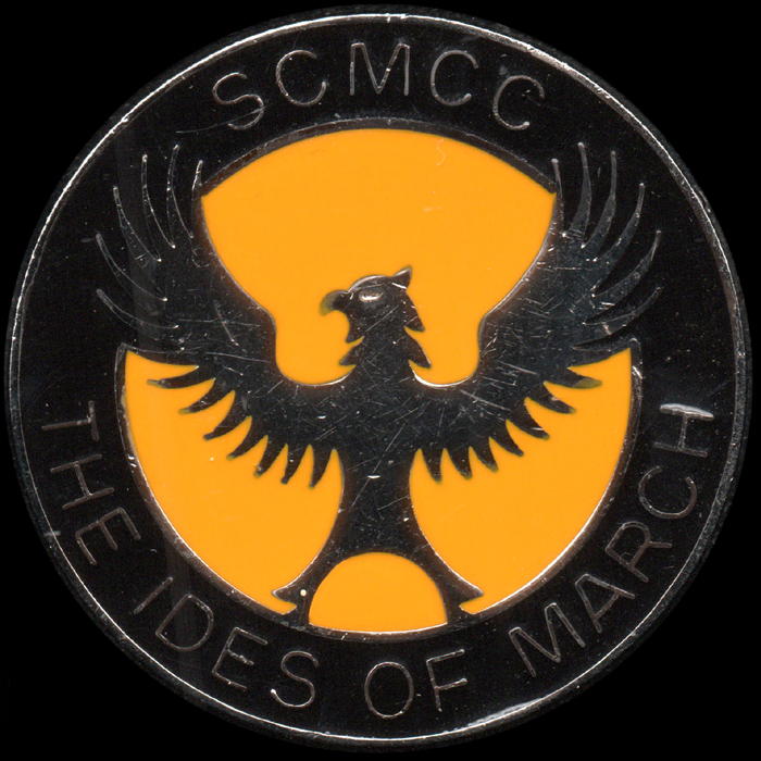 Ides of March Rally lapel badge