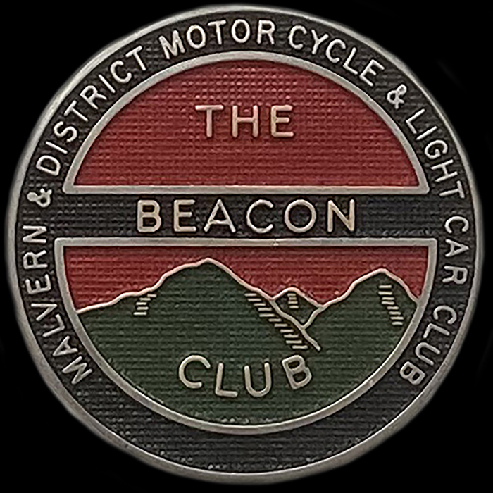 Malvern & District Motor Cycle & Light Car Club Car Badge