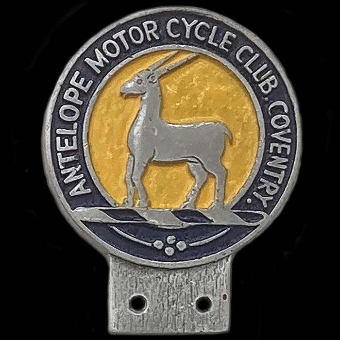 Antelope Motor Cycle Club Coventry  Car Badge 1