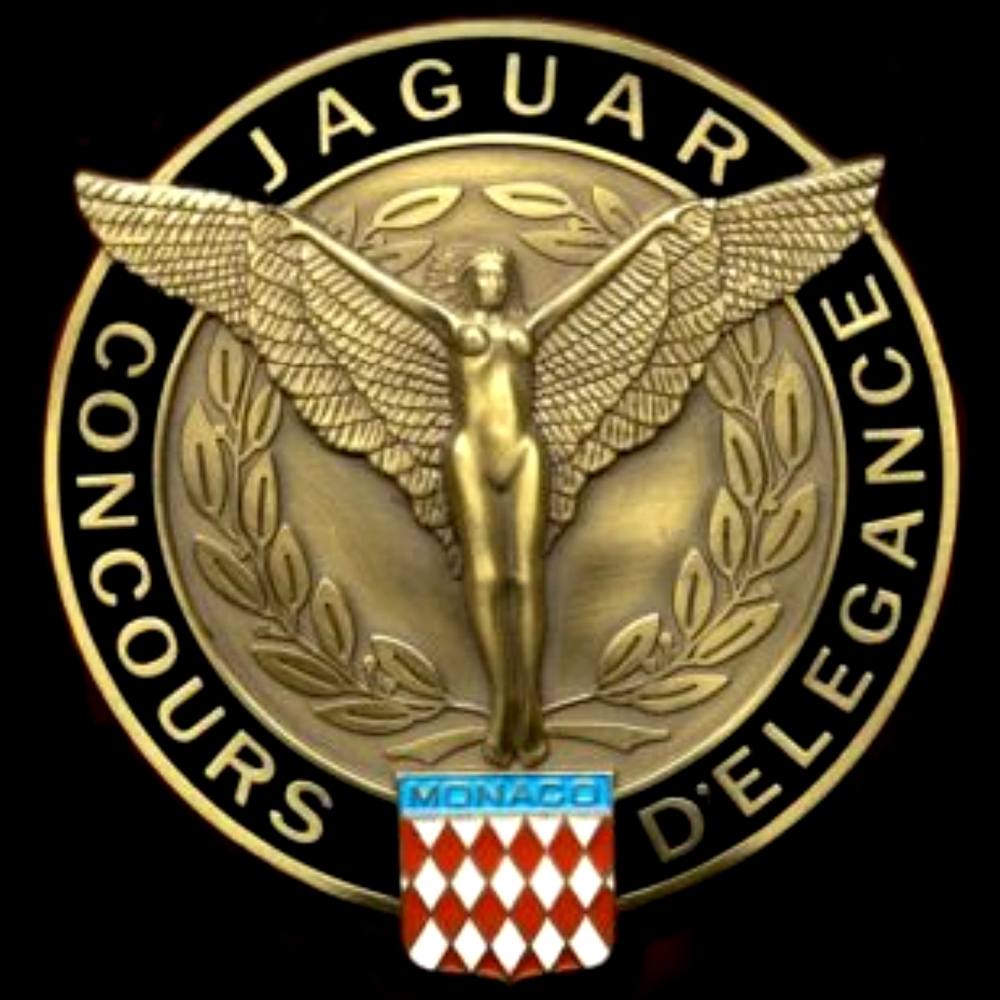 Jaguar Concours D'Elegance Monaco Car badge