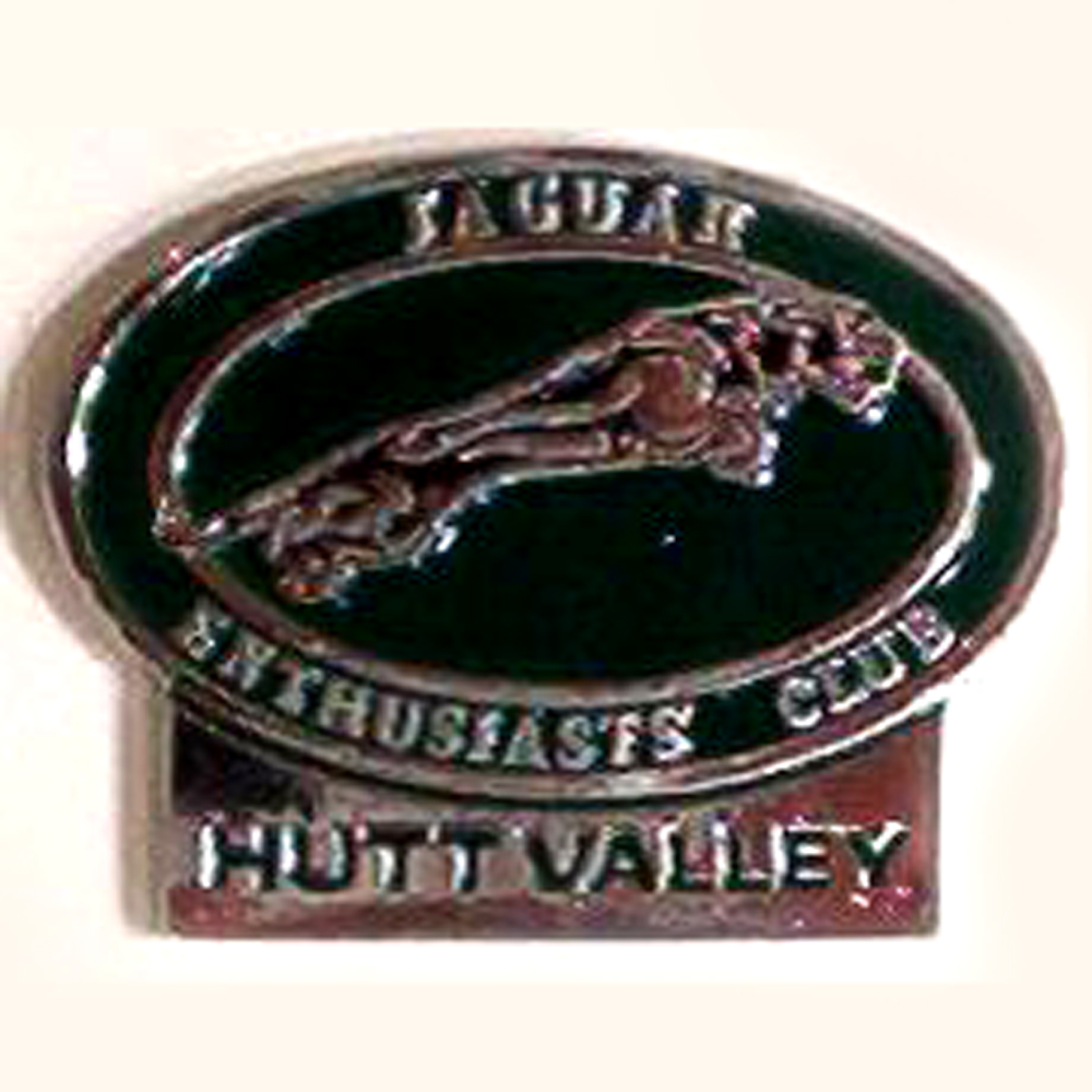 Hutt Valley Jaguar Enthusiasts Club Car badge