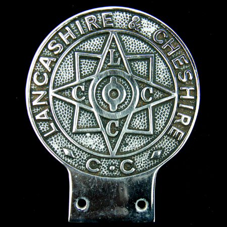 Lancashire & Cheshire Car Club Car Badge