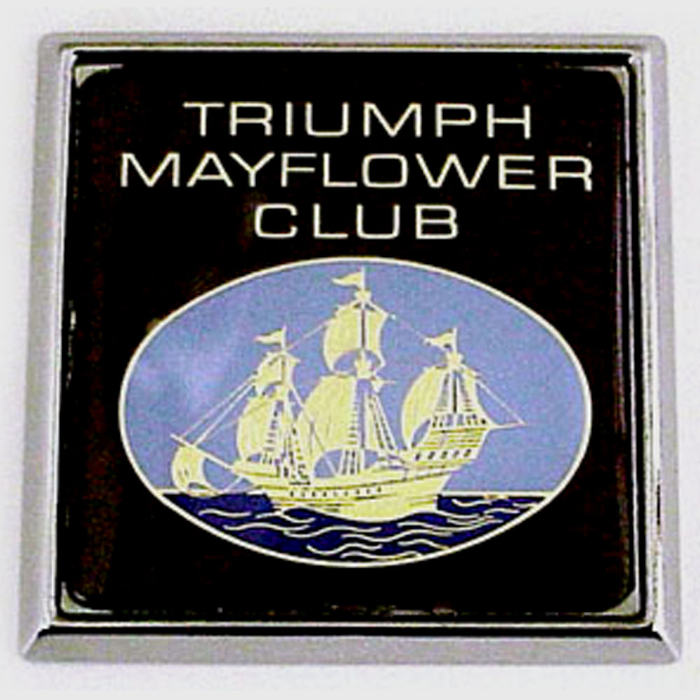 Triumph Mayflower Club car badge
