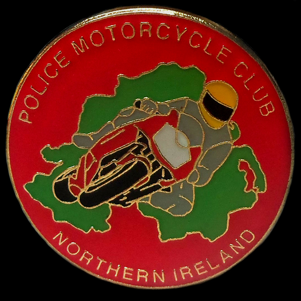Northern Ireland Police Motorcycle Club pin badge