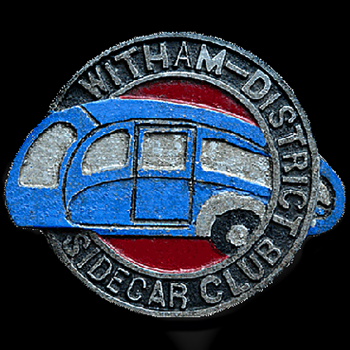 Witham & District Sidecar Club car badge