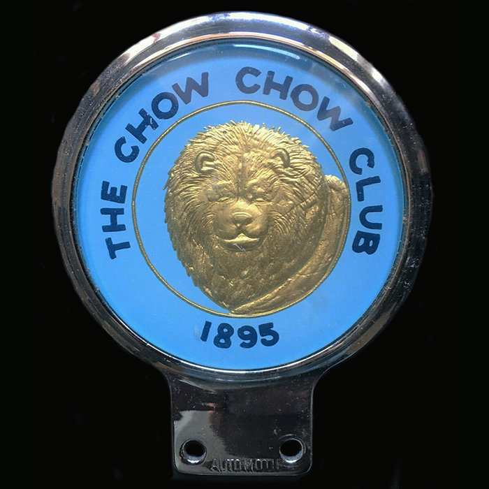The Chow Chow Club car badge