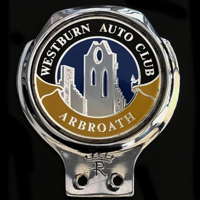 Arbroath Westburn Auto Club car badge